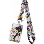 Šňůrka na krk 24591 s cedulkou na ID karty Tučňáci – Sleviste.cz