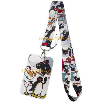 Šňůrka na krk 24591 s cedulkou na ID karty Tučňáci – Sleviste.cz