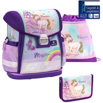 Belmil batoh MiniFit 405-33 Rainbow Unicorn Magic SET