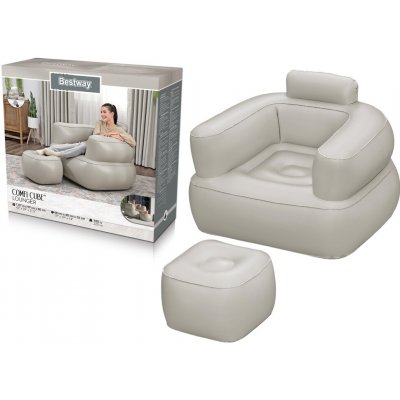 Bestway 75137 Nafukovací křeslo světlé – Zboží Mobilmania