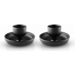 Nordic Kitchen kalíšek na vejce 11 cm černá kamenina, Eva Solo sada 2 ks – Zboží Dáma