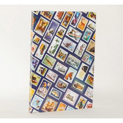 Color Album na známky A4 16 bílých stran s modré s námětem známek – Hledejceny.cz