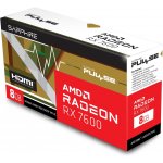Sapphire Radeon RX 7600 PULSE 8GB GDDR6 11324-01-20G – Zboží Živě