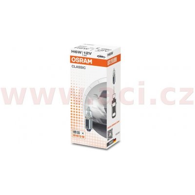 Osram H6W BAX9s 12V 6W – Zboží Mobilmania