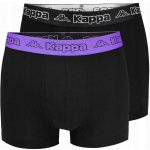 Kappa Boxers 2-Pack Black/Dewberry – Hledejceny.cz
