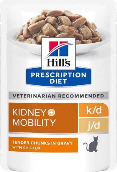 Hill\'s Prescription Diet k/d Mobility Kidney Joint Care pro kočky 12 x 85 g