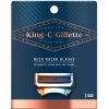 Holicí hlavice a planžeta Gillette King C. 3 ks