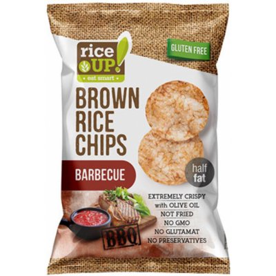 Rice Up Rýžové chipsy s příchutí barbecu 60 g