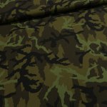 Směsové plátno BOND Army Maskáč - zelená ripstop maskáčovina š. 150 cm, 210 g/m², impregnovaná (látka v metráži) – Zboží Mobilmania