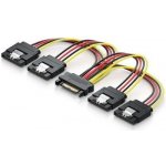 PremiumCord napájecí rozdvojka k HDD SATA - 4x SATA kfsa-30 – Zboží Živě