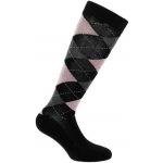 EQUITHEME Podkolenky Argyle black old pink – Zbozi.Blesk.cz