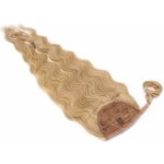Clip in culík z pravých lidských vlasů vlnitý 60cm přírodní/světlejší blond – Zboží Mobilmania