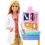 Barbie povolání herní set dětská doktorka blondýnka – Zboží Mobilmania