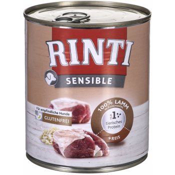 Rinti Sensible jehněčí a rýže 0,8 kg