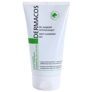 Ideepharm Dermacos Combination Oily Acne Skin hluboce čistící gel proti lesknutí pleti a rozšířeným pórům 150 ml