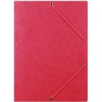 Donau spisové desky s gumičkou A4, prešpán, červené – Zboží Živě