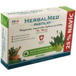 HerbalMed pastilky Jitrocel Mateřídouška Lípa Vitamín C 24+6 pastilek – Hledejceny.cz