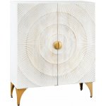 Ainnde Golden Sunset 120 cm bílá masiv mango KMD48108 – Sleviste.cz