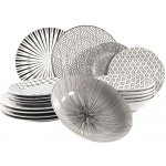 HIT Jídelní porcelánová souprava SEOUL 18 ks – Zboží Mobilmania