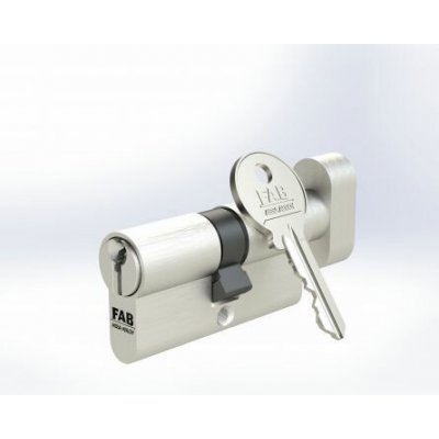 Assa Abloy FAB NG 2.02/DNm 30+35 Knoflík 3KL. Nikl – Zbozi.Blesk.cz