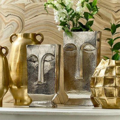 Gilde Dekorační váza Golden Head, velká – Hledejceny.cz