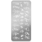 Nicole Diary Razítkovací destička 239 Abstraktní linky Vodní tvorové – Zboží Dáma