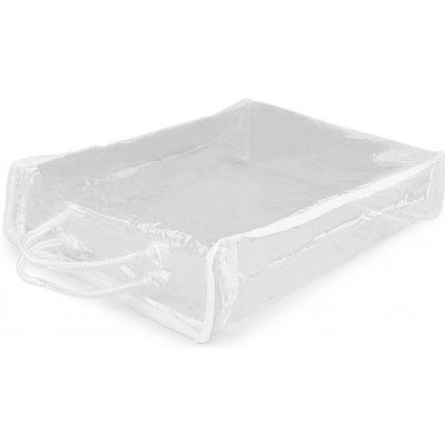 Prima-obchod Úložný box / obal PVC se zipem, barva transparent – Hledejceny.cz