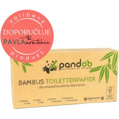 PANDOO Bambusový 3-vrstvý 8 ks – Zboží Dáma
