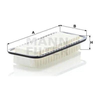 MANN FILTER Vzduchový filtr C 2610 – Hledejceny.cz