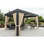 Mybesthome Venkovní zahradní závěs s kroužky GARDENIA TAPE 140x200 cm krémová – Hledejceny.cz