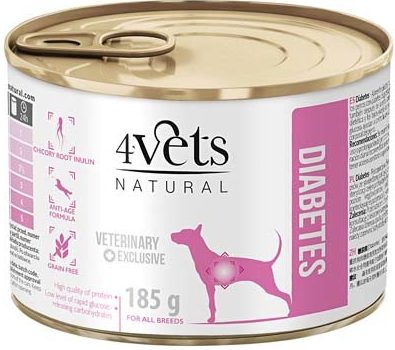 4Vets Natural Veterinary Exclusive diabeter 185 g