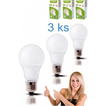 Seefy LED Klasický tvar E27 5W Teplá bílá