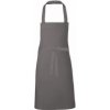 Zástěra Link Kitchen Wear Středně dlouhá směsová zástěra na grilování šedá tmavá ca. Pantone 431 73 x 80 cm X993