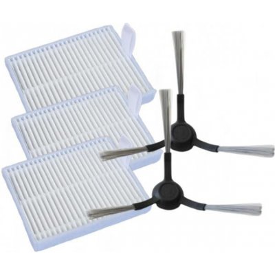 NipponCEC Xiaomi Robot Vacuum S20 EU Black BHR8628EU kartáče a hepa filtry 5 ks – Zboží Dáma