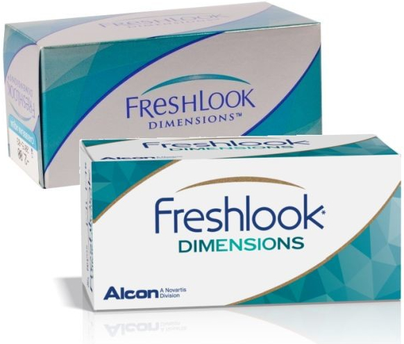 Alcon FreshLook Dimensions 2 ks - nedioptrické Pacific Blue