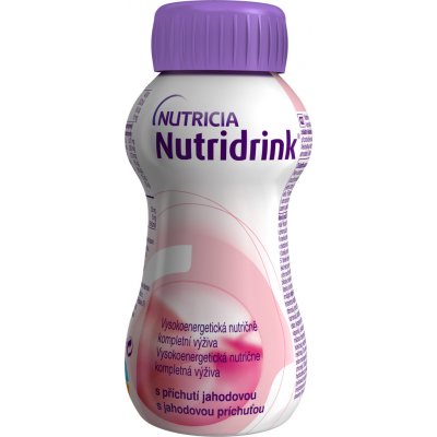 NUTRIDRINK S PŘÍCHUTÍ JAHODOVOU POR SOL 4X200ML – Hledejceny.cz