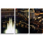 Sablio Obraz - 3-dílný Las Vegas - 120x80 cm – Hledejceny.cz