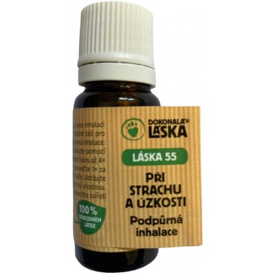 Dokonalá Láska 55 Při strachu a úzkosti podpůrná inhalace 10 ml – Hledejceny.cz