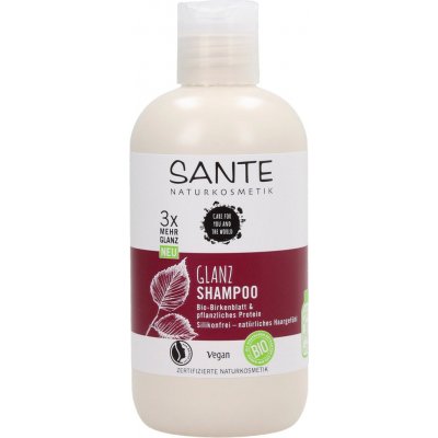 Sante Family Shampoo na lesk Bio Březové lístky & Rostlinné proteiny 250 ml – Sleviste.cz