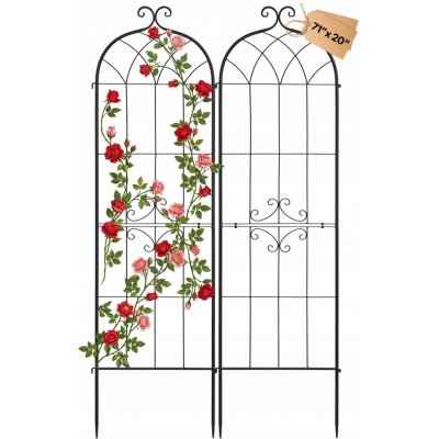 Kovová pergola Vevor s mřížkou, 180 cm – Hledejceny.cz