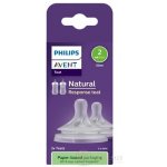 Philips Avent savička Natural Response 2 novorozenecký průtok 2 ks transparentní – Hledejceny.cz