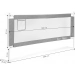 Ecotoys zábrana 200 cm SG-030C-GY – Zboží Dáma