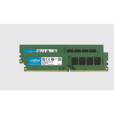 Crucial DDR4 16GB 2x8GB DIMM 2400MHz CL17 SR x8 CT2K8G4DFS824A – Zboží Mobilmania
