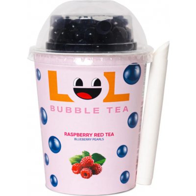 LOL Bubble Tea malinový čaj s borůvkovými kuličkami 275 ml – Zboží Dáma