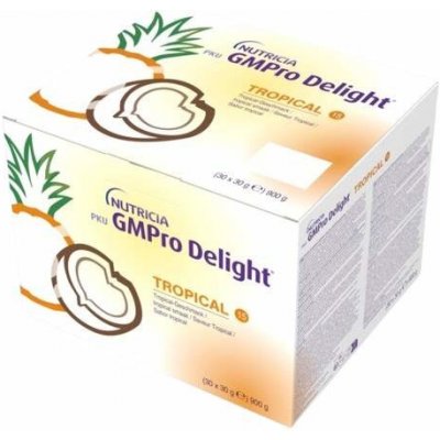PKU GMPRO DELIGHT 15 S PŘÍCHUTÍ TROPICKÉHO OVOCE POR PLV SOL 30X30G – Hledejceny.cz