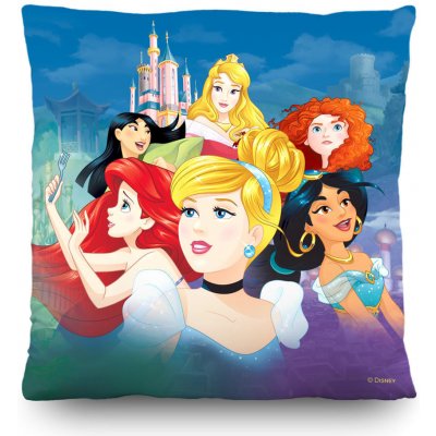 AG Design CND 3123 Princezny Disney polštář 40x40 – Zboží Mobilmania