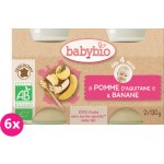Babybio Jablko banán 2 x 130 g – Zbozi.Blesk.cz