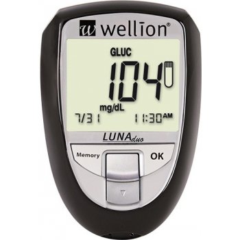 Wellion Luna Duo glukometr set