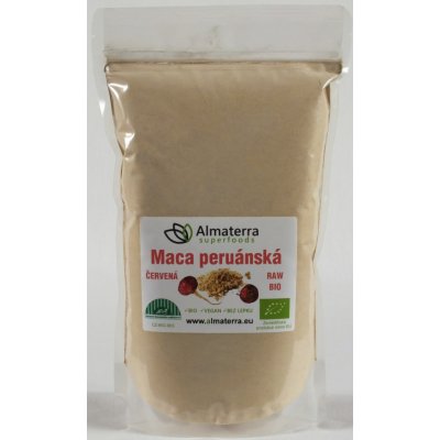 Almaterra superfoods Maca peruánská ČERVENÁ BIO 1kg
