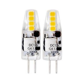 TESLA LED žárovka G4/ 1,5W/ 12V DC/ 150lm/ 3000K/ teplá bílá 2pack